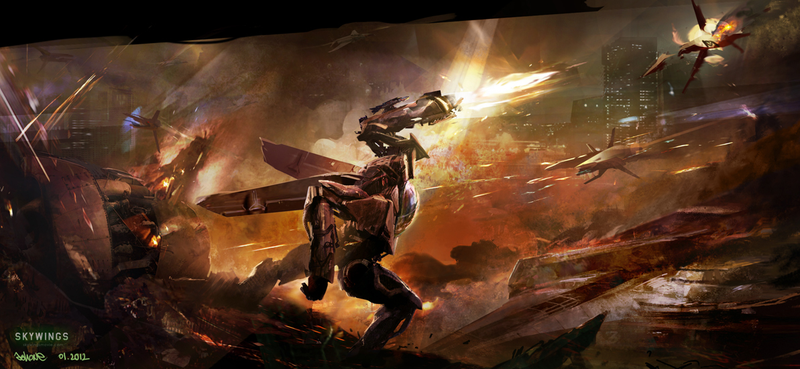 Illustration for article titled It's the End of the World as This Concept Art Knows it